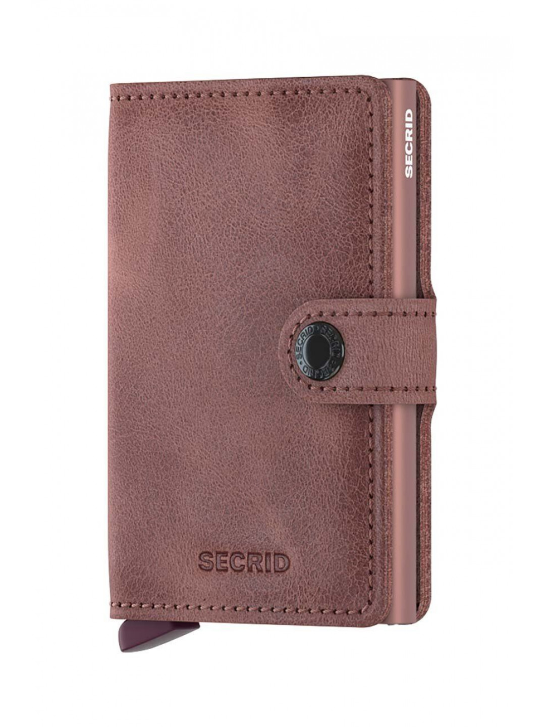 Kožená peněženka Secrid Vintage Mauve růžová barva